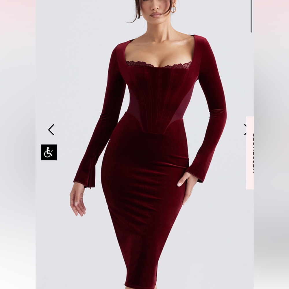 Red Velvet Dress